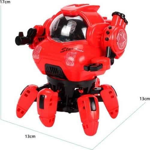 Can Toys Oyuncak Işıklı ve Sesli 360 Dönen Yıldız Asker Robot