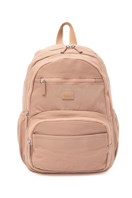 Young 17303 Pudra Laptop Bölmeli Unisex Sırt Çantası
