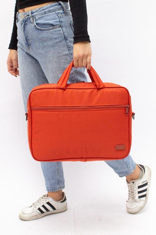 Kiremit Unisex 15.6'' Suya Ve Darbeye Dayanıklı Fonksiyonel Bölmeli Bilgisayar Evrak Laptop Çantası
