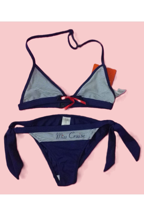 Kız Çocuk Bikini Kom Lacivert 5 - 6 Yaş