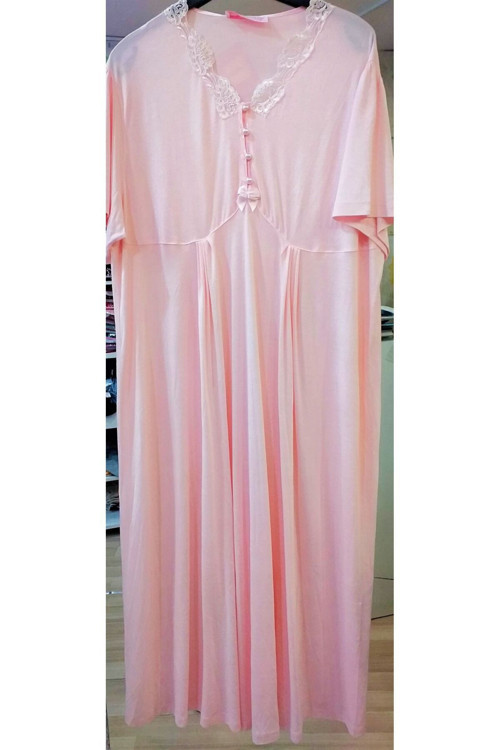 Battal Gecelik Pembe Pembe 2XL