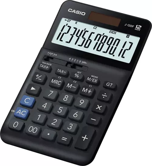 12 Hane Masa Üstü Hesap Makinesi J-120F