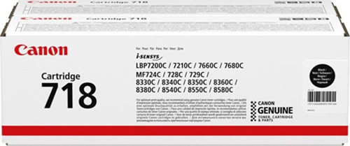 CRG-718Bk Black Siyah 2'Li Dmo Ozel Toner