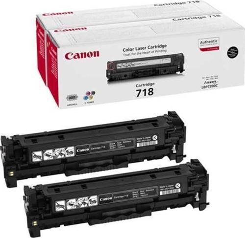 CRG-718Bk Black Siyah 2'Li Toner Mf728-729 Mfc8350-8580 Lbp7210