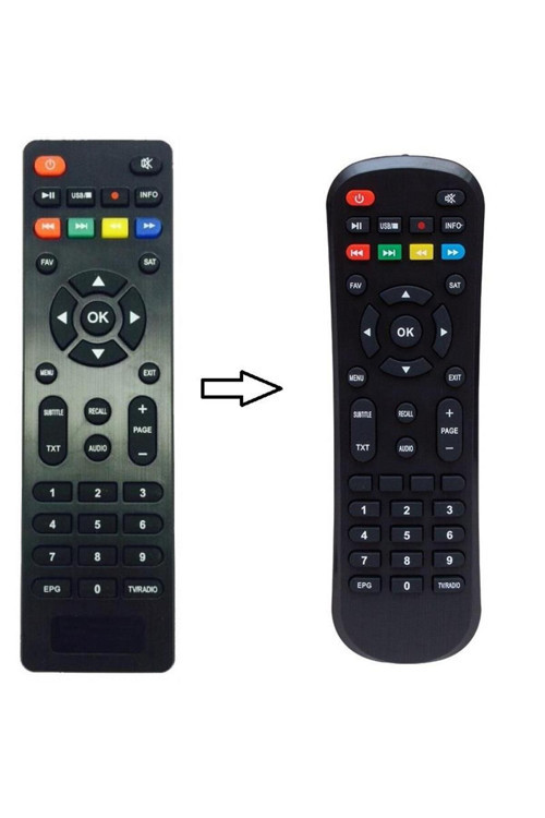 Mini Hd Plus Uydu Alıcı Kumandası