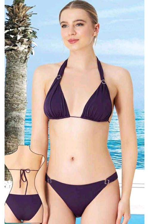 Üçgen Bikini Takımı Mor Mor 42