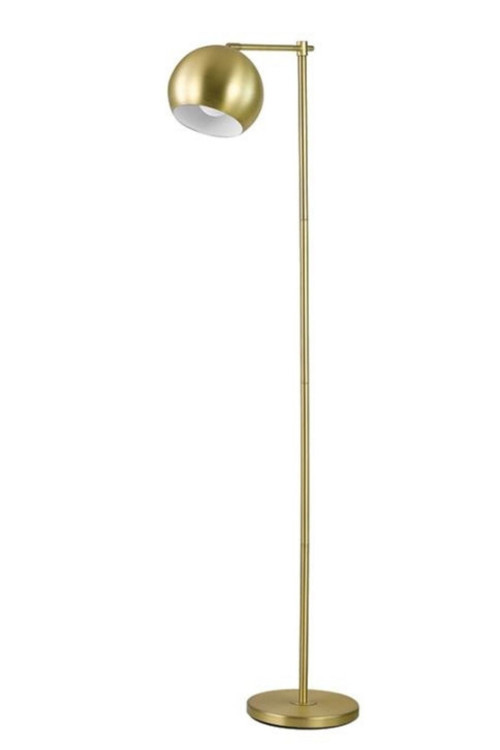 LMD-FR09 Brass Eskitme Mat Gold Kaplama Metal Lambader