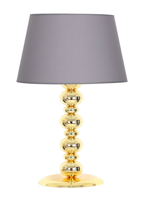 Gold Kaplama Blanc Metal Abajur - Gri