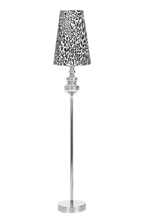 Munch Neo Krom Kaplama Metal Lambader - Leopar Desenli