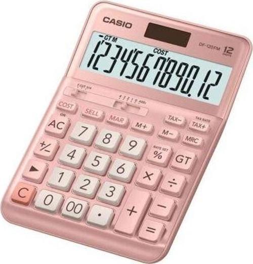 Masa Üstü Hesap Makinesi 12 Hane Pembe Df-120Fm-Pk