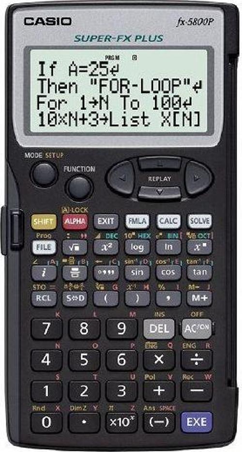 Programlanabilir Bilimsel Fonksiyonlu Hesap Makinesi FX-5800P