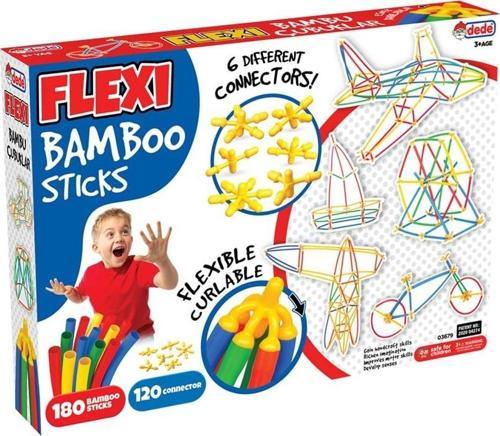 Oyuncak Flexi Bambu Çubuklar 300 Parça 03679