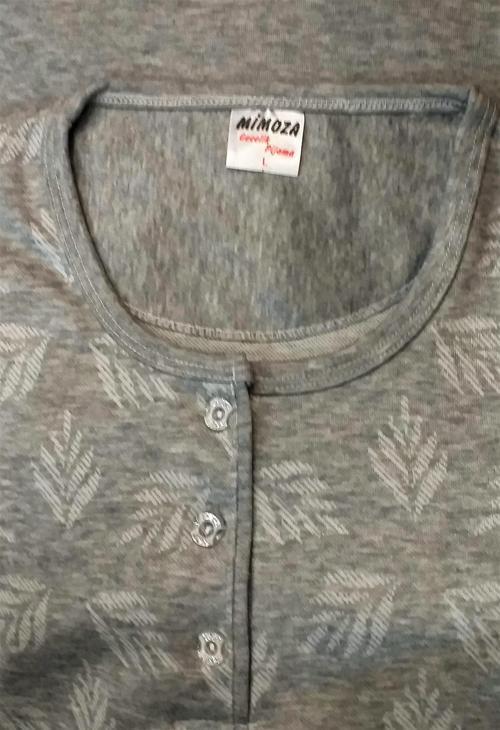 Kışlık Pijama Takımı Gri L