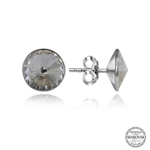 Swarovski Crystal Taşlı Gümüş Çivili Kadın Küpe SL5209