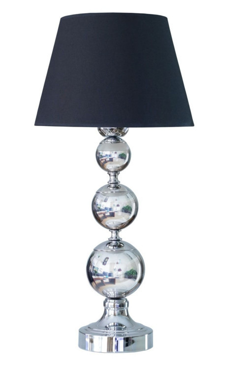 Siyah Silver Kaplama 3'lü Küre Abajur