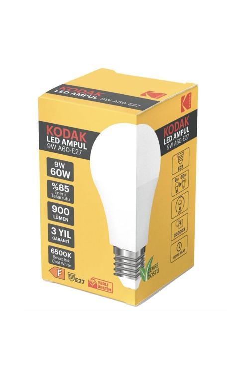 20 Adet Kodak 9 W Led Ampul 6500 K Beyaz Işık