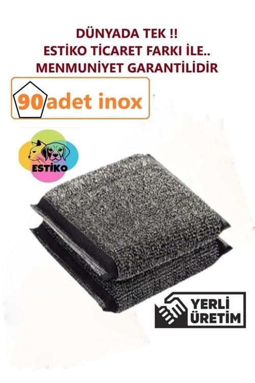 Sihirli Inox Paslanmaz Telli Bulaşık Süngeri 90 Adet Ultra Sihirli Sünger