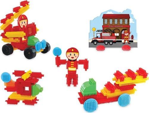 Oyuncak Kaktüs Bloklar İtfaiye İstasyonu Eğitici Öğretici Lego 55 Parça 03308