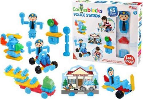 Oyuncak Kaktüs Bloklar Polis İstasyonu 55 Parça Lego 03307