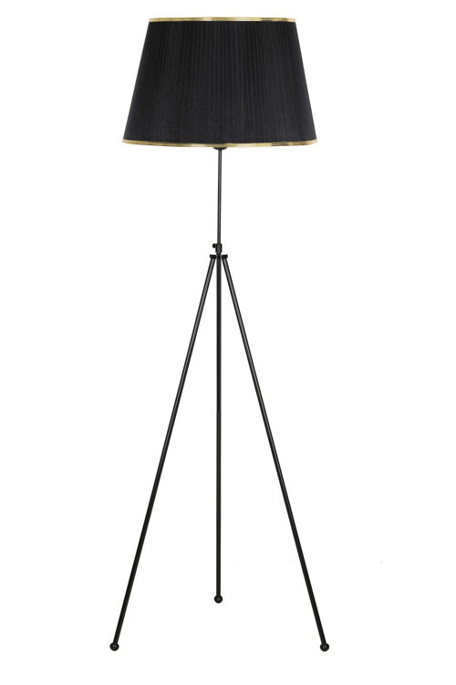 Noa Siyah Kaplama Tripod Boyu Ayarlanabilir Metal Lambader