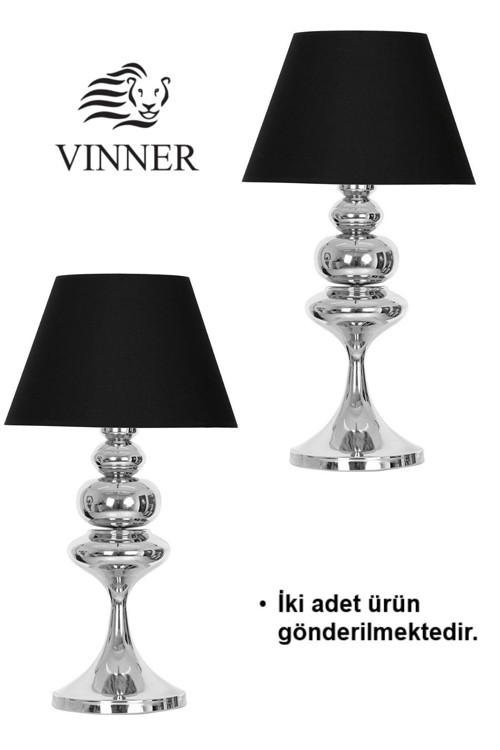 Balance Krom Kaplama Metal Abajur