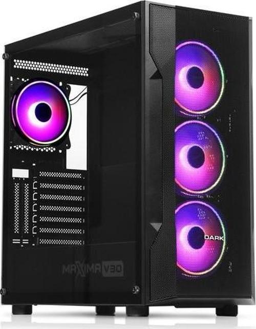 Dkchmaxv30 Maxima V30, 3X12Cm, 1X12Cm Argb Fan, 2Xusb3.0, 1Xtype-C, Oyuncu Kasası Boş Bilgisayar Kasası