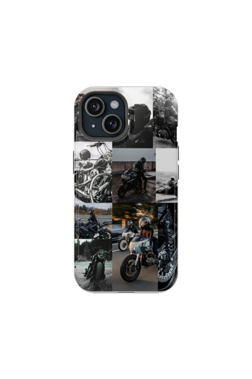 iPhone 14 Pro Max Uyumlu Silikon Kılıf - MOTO KOLAJ