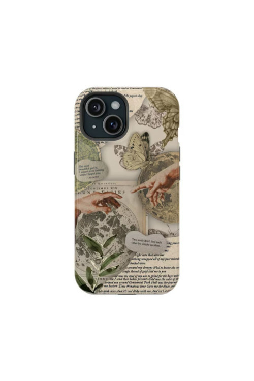 iPhone 12 Uyumlu Silikon Kılıf -Artistic Kolaj 2