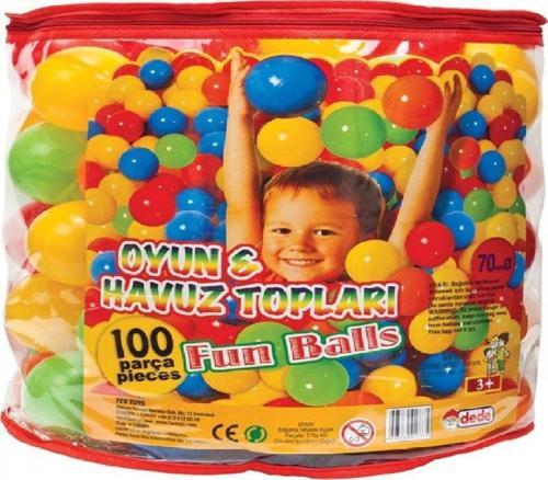 Oyuncak Oyun ve Havuz Topu 9 Cm (100 Lü) 01755