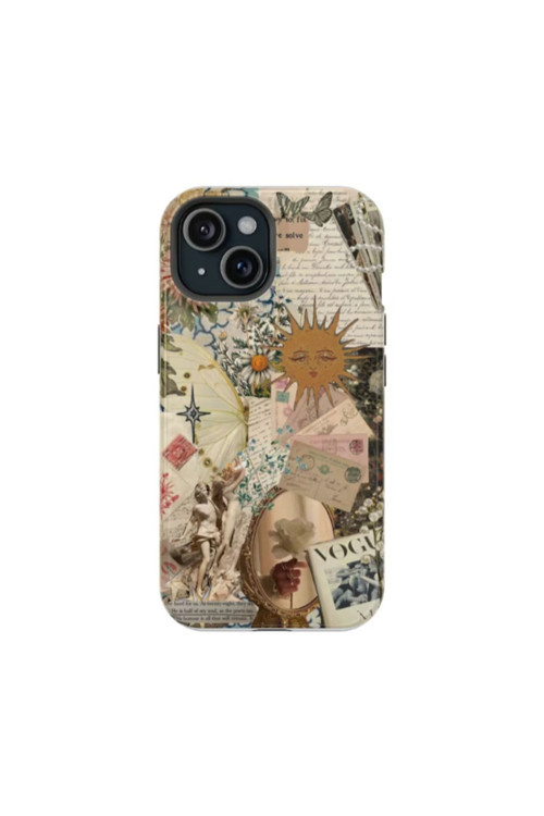 iPhone 13 Pro Uyumlu Silikon Kılıf -Emotion Kolaj