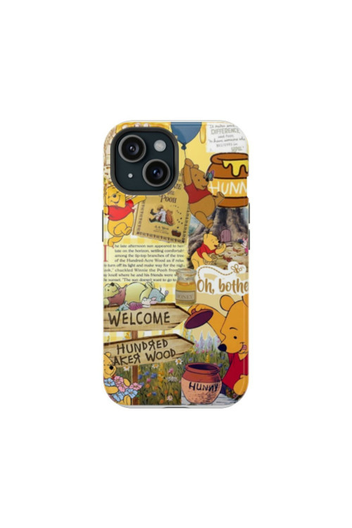 iPhone 12 Pro Uyumlu Silikon Kılıf - Winnie The Pooh 4