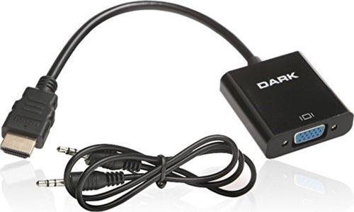 Hdmi - Vga Ve Ses Aktif Dijital - Analog Dönüştürücüsü DK-HD-AHDMIXVGA