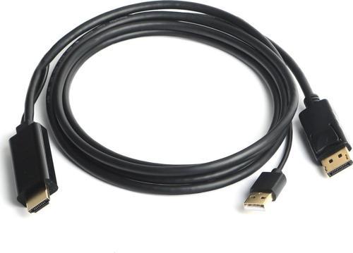Hdmi To Displayport Dönüştürücü 2 Metre Usb Güç Kablosu Destekli Kablo Dk-Cb-Ahdmixdp2