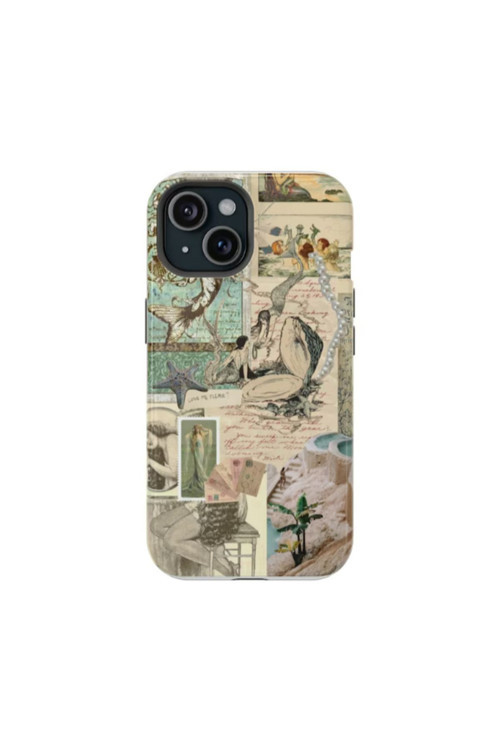 iPhone 14 Pro Max Uyumlu Silikon Kılıf -Gothic Kolaj