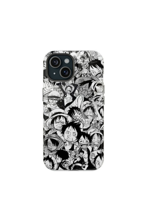 iPhone 11 Pro Uyumlu Silikon Kılıf - Anime Kolaj 2