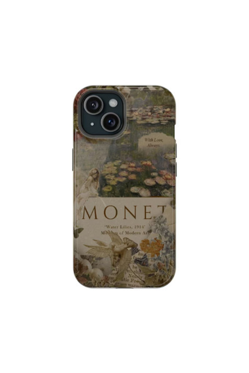 iPhone 12 Mini Silikon Kılıf -Monet Kolaj