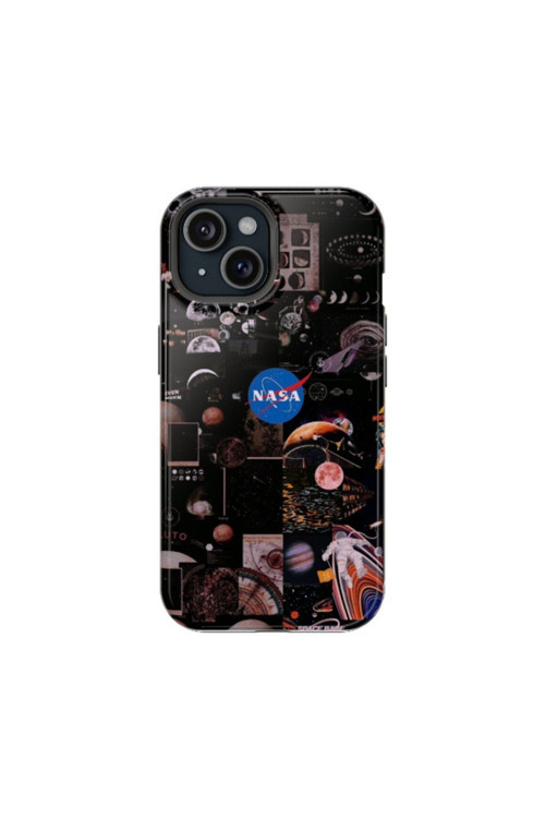 iPhone 13 Pro Max Uyumlu Silikon Kılıf - NASA