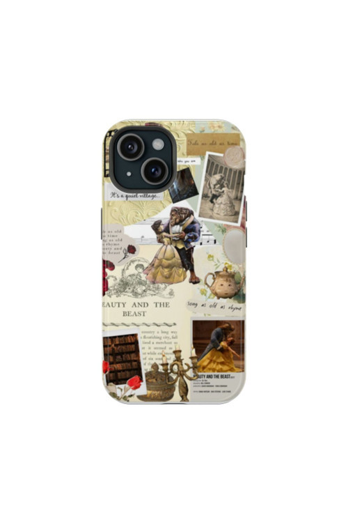 iPhone 13 Uyumlu Silikon Kılıf - Beauty and the Beast 2