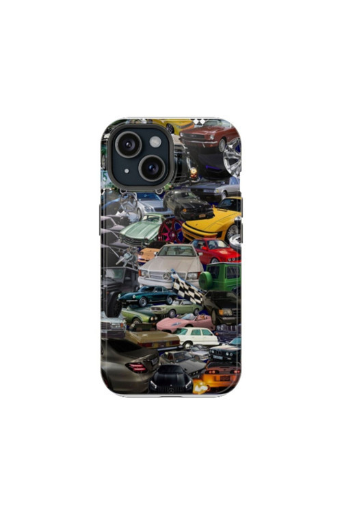 iPhone 12 Pro Max Uyumlu Silikon Kılıf - MERCEDES KOLAJ