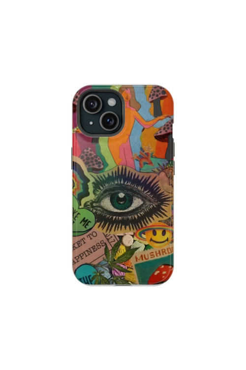 iPhone 14 Pro Uyumlu Silikon Kılıf - Göz