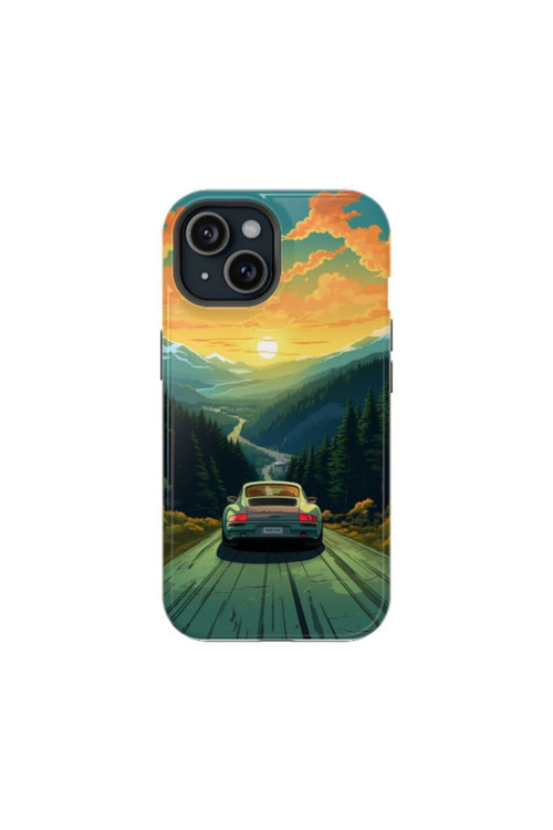 iPhone 12 Uyumlu Silikon Kılıf - PORSCHE 911 3