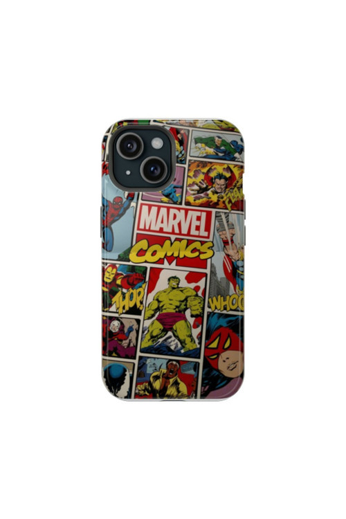 iPhone 13 Uyumlu Silikon Kılıf - Marvel Comics