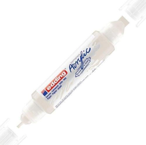 Akrilik Kalem 3D Double Liner Trafik Beyaz 922 (5 Li Paket)