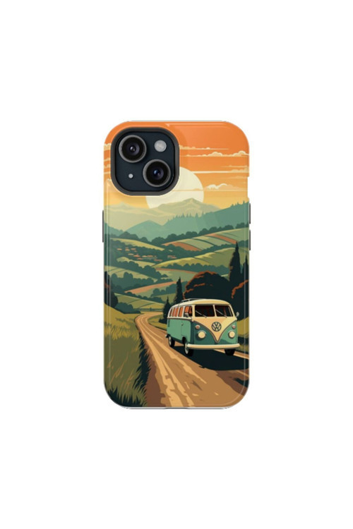 iPhone 15 Pro Max Uyumlu Silikon Kılıf - VOLKSWAGEN T1 TRANSPORTER