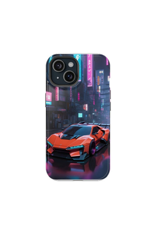iPhone 13 Mini Uyumlu Silikon Kılıf - RACE CAR 2