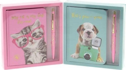 Studio Pets Not Defteri + Jel Tükenmez Kalem Kutulu Set Pt-7788