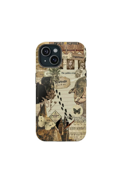 iPhone 6S Uyumlu Silikon Kılıf -Hermione Kolaj