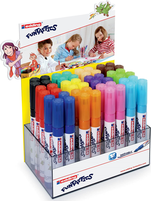 Keçeli Kalem Yuvarlak Kalın Uçlu Funtastics 14 (48 Li Stand) 51.195