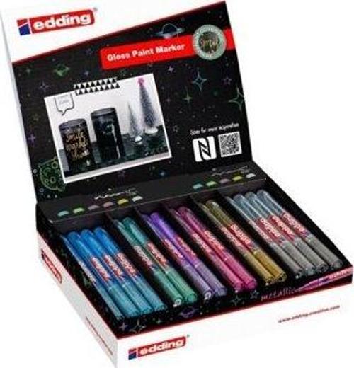 Markör Boya Dekor Kalemi Karışık 52.204 E-751/780 (44 Lü Stand)