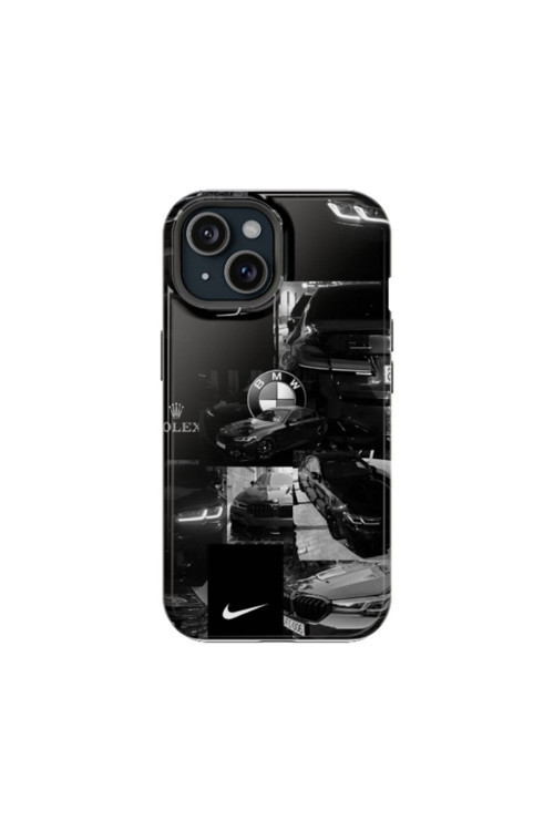 iPhone 7 Uyumlu Silikon Kılıf - BMW KOLAJ 2